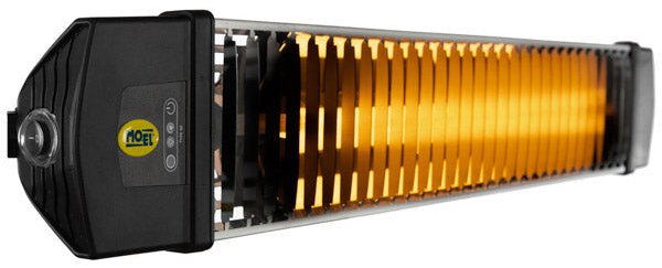 Stufa Elettrica ad Infrarossi 82,5x12,5x8,5 cm da Parete Soffitto 1800W Moel Iris 867NRC