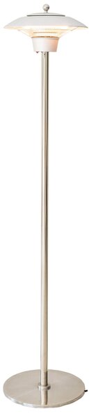 Stufa Elettrica ad Infrarossi Ø42,5 cm a Piantana 1500W per Esterni Argento