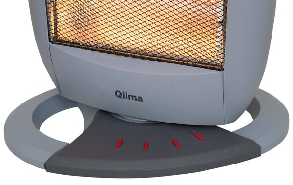 Stufa Alogena 1200W 3 Elementi Qlima EIH 1200 Bianca