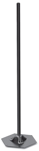 Palo Elegance H214 cm per Lampade Riscaldanti Elettriche Compatibile con Iris Fiore Sharklite Hathor Nero