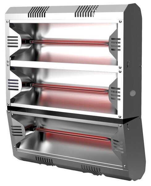 Stufa Elettrica ad Infrarossi da Parete o Soffitto 51,5x49,6x31,3 cm 6000W Moel Hathor 79304