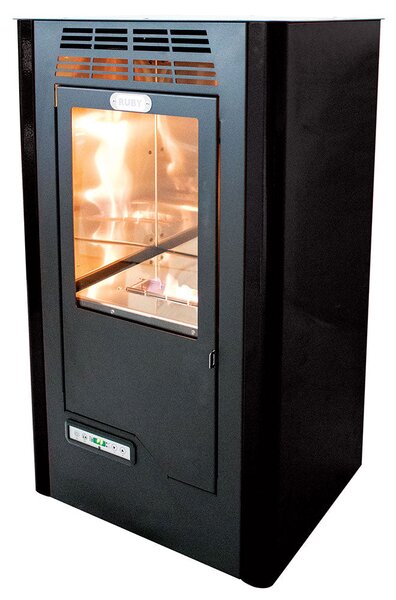 Stufa a Bioetanolo da Interno 4kW Ventilata Karlsen Compact Nero