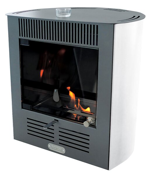 Stufa a Bioetanolo da Interno 2.3kW Karlsen Mini Smart Bianco