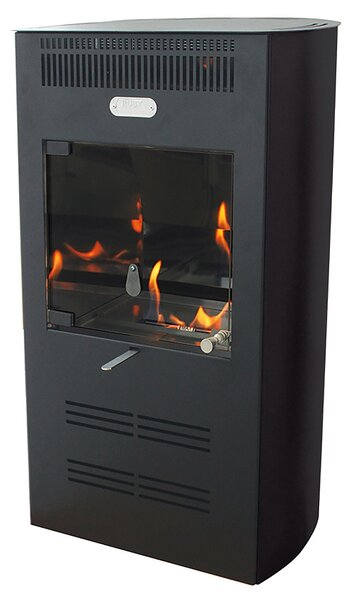 Stufa a Bioetanolo da Interno 3kW Ventilata Karlsen Elegance Nero