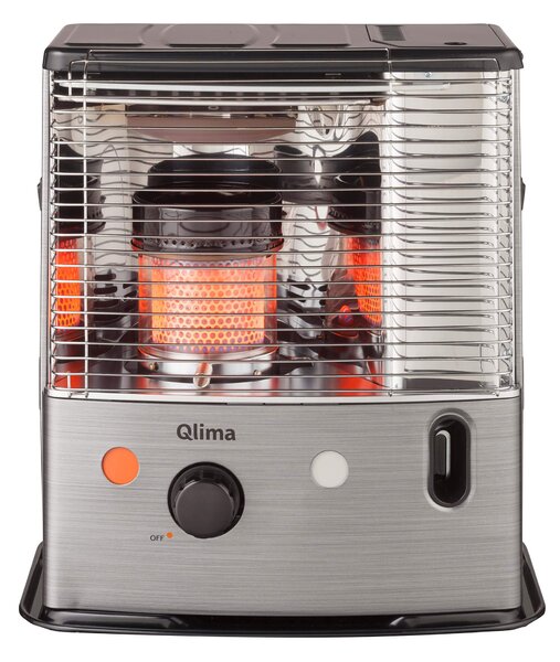 Stufa a Combustibile Liquido Portatile Qlima R7227TC Grigia