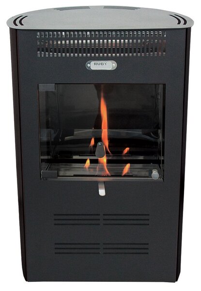 Stufa a Bioetanolo da Interno 3kW Ventilata Karlsen Elegance Nero