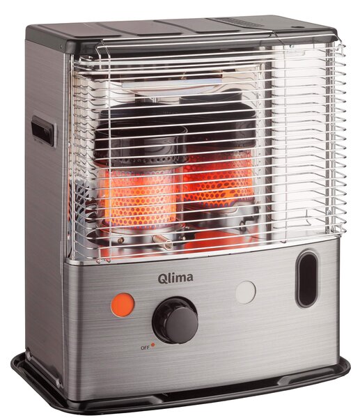Stufa a Combustibile Liquido Portatile Qlima R7227TC Grigia