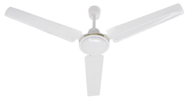 Ventilatore da Soffitto con 3 Pale Ø120 cm 5 Velocità Bianco