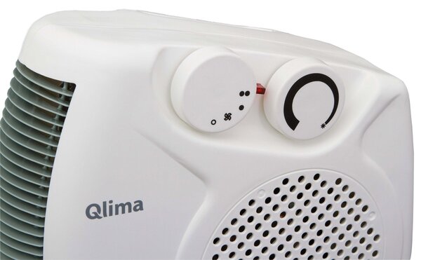 Stufa Elettrica Caldobagno 2000W Qlima EFH2010 Bianca