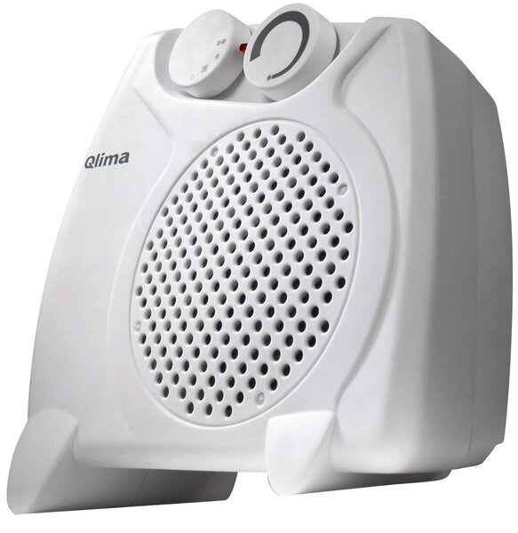 Stufa Elettrica Caldobagno 2000W Qlima EFH2010 Bianca