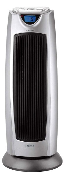 Stufa Elettrica Caldobagno a Colonna 2000W Qlima EFH2520 Silver