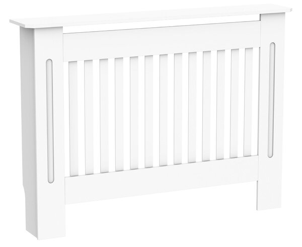Copritermosifone in Legno MDF Bianco 112x19x81 cm