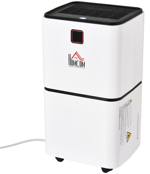 Deumidificatore 2L Massimo 25m2 Capacità 11,2L/24h 178W Bianco