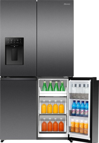 Hisense Frigorifero Americano Side by Side Capacit 640 Litri Classe energetica D Raffreddamento No Frost colore Nero - RQ5P640SYKD