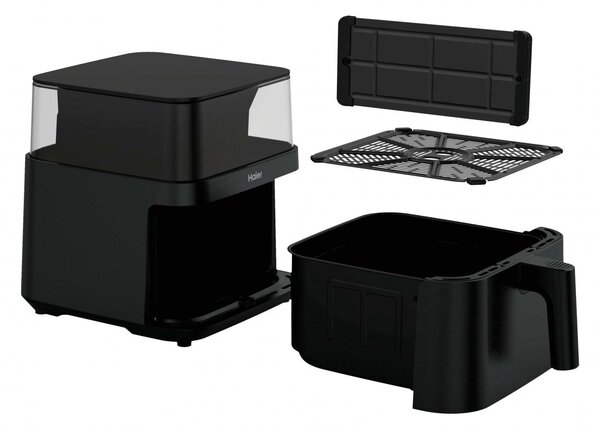 Haier Friggitrice ad Aria Capacit 7 Litri Potenza 1600 Watt con Timer e Termostato Regolabile colore Nero - HAF3AFW 011