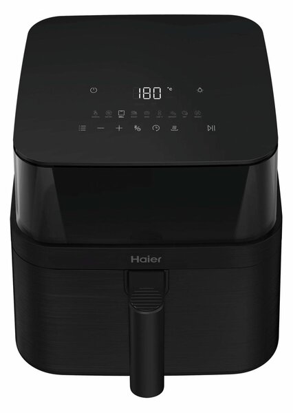 Haier Friggitrice ad Aria Capacit 7 Litri Potenza 1600 Watt con Timer e Termostato Regolabile colore Nero - HAF3AFW 011