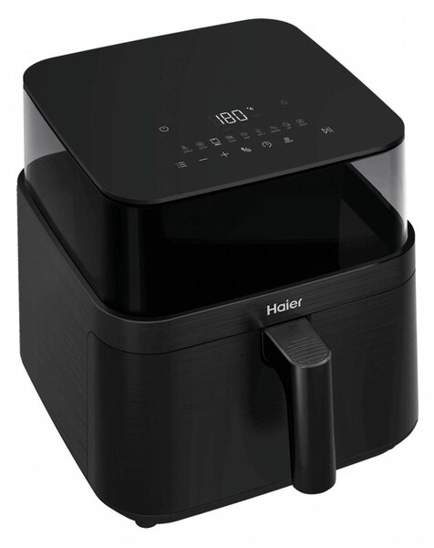 Haier Friggitrice ad Aria Capacit 7 Litri Potenza 1600 Watt con Timer e Termostato Regolabile colore Nero - HAF3AFW 011