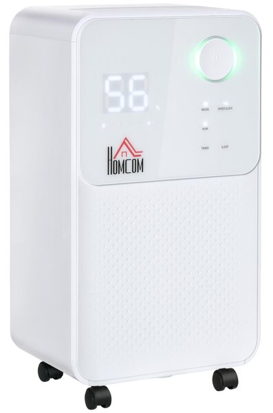 Deumidificatore d'Aria 16 Litri 270W 4 Modalità e 2 Velocità Bianco