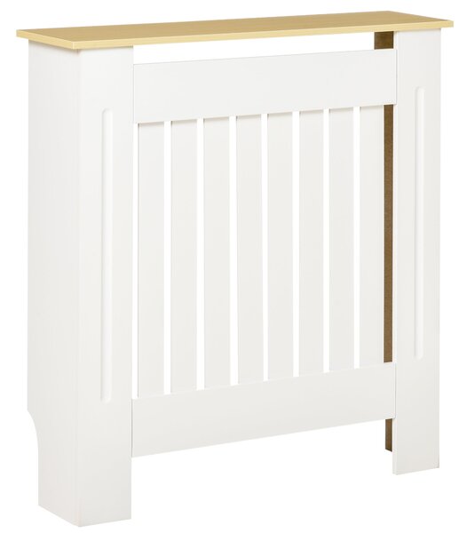 Copritermosifone 78x19x83 cm in MDF e Legno Truciolare Bianco