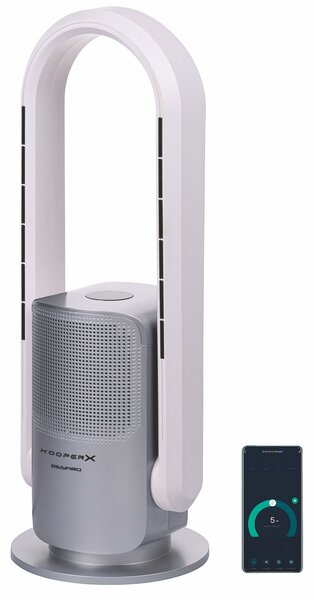 Purificatore d'Aria 25,5x25,5x70 cm Kooper Respiro 365