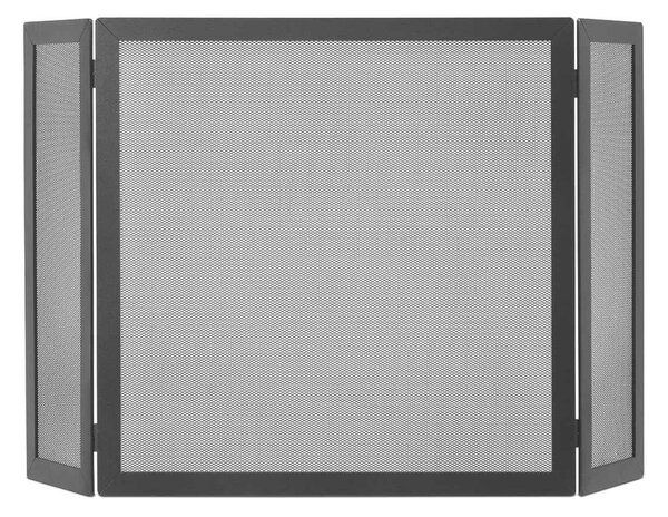 Parascintille con Antine 100x60 cm per Camino a Legna in Ferro Belfer 3009/A Antracite