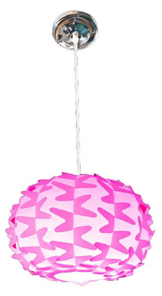 Paralume da Soffitto Chip Viola Ø28x18 cm Plastica