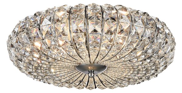 Lampadario Modern in Metallo Broche Nickel