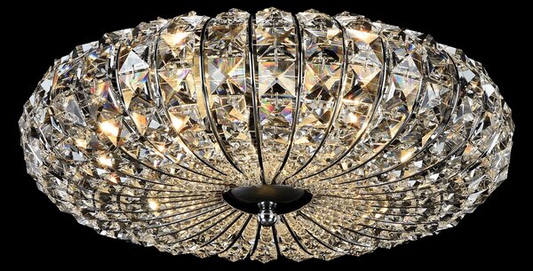 Lampadario Modern in Metallo Broche Nickel