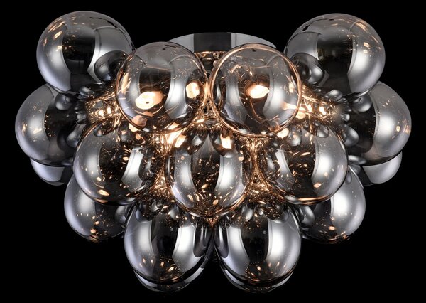 Plafoniera Modern in Metallo Balbo Nickel