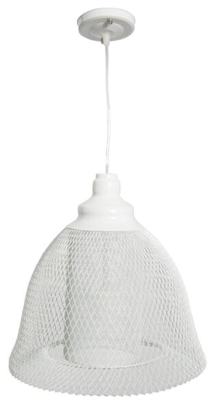 Paralume da Soffitto Net Ø31x33 cm Metallo Bianco