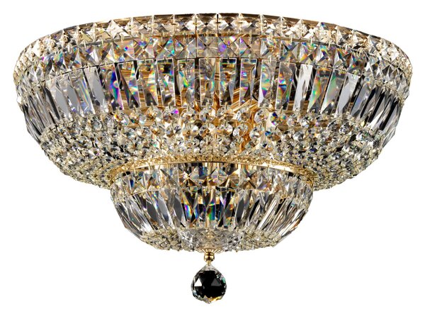 Lampadario Royal Classic in Metallo Basfor Oro Antique