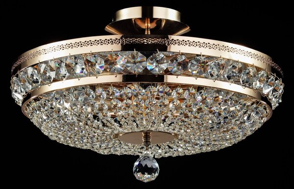 Lampadario Royal Classic in Metallo Ottilia Oro