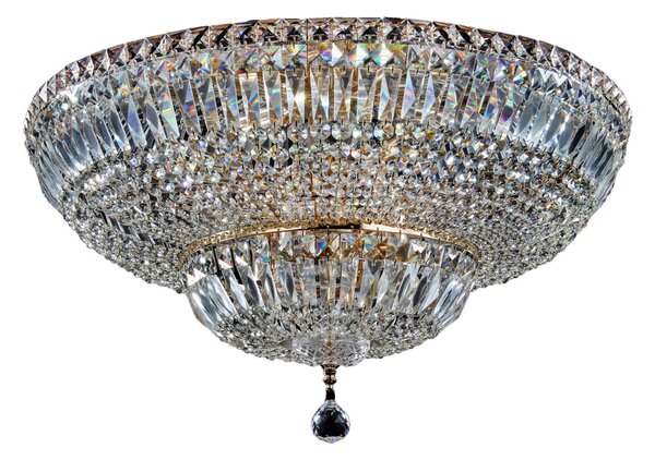 Lampadario Royal Classic in Metallo Basfor Oro Antique