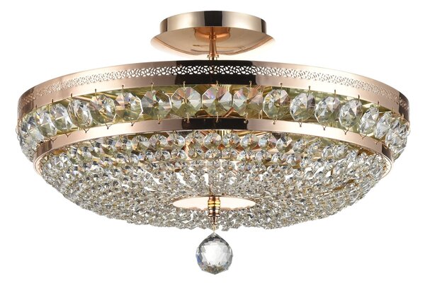 Lampadario Royal Classic in Metallo Ottilia Oro