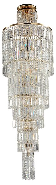 Lampadario Royal Classic in Metallo Niagara Oro