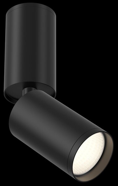 Plafoniera Ceiling & Wall in Alluminio FOCUS S Nero