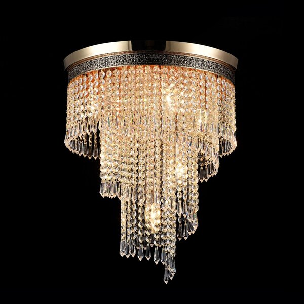 Lampadario Royal Classic in Metallo Cascade Oro