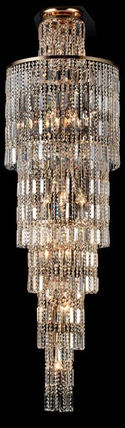 Lampadario Royal Classic in Metallo Niagara Oro