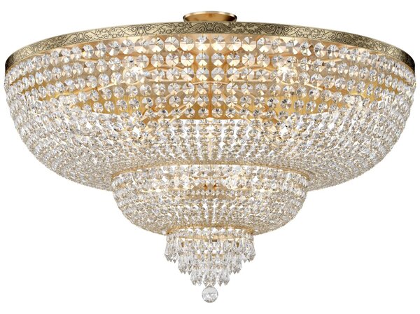 Lampadario Royal Classic in Metallo Palace Oro Antique