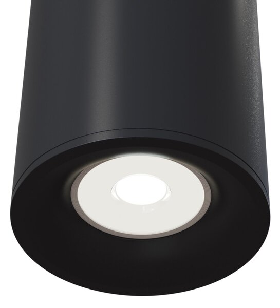 Plafoniera Ceiling & Wall in Alluminio Alfa Nero
