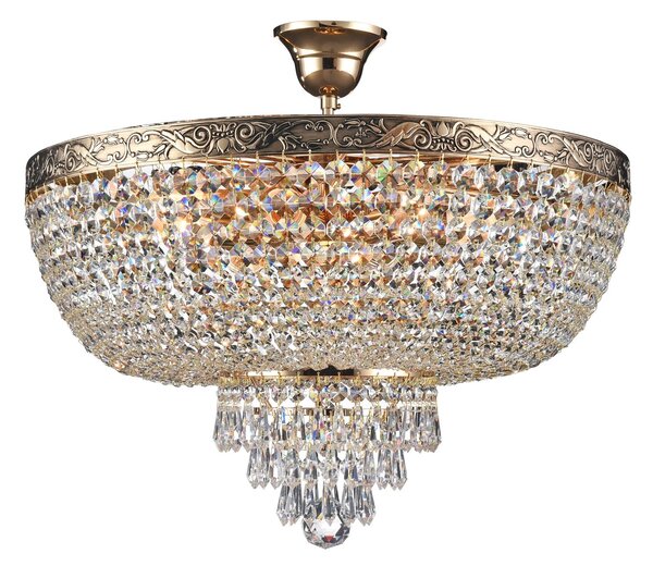 Lampadario Royal Classic in Metallo Palace Oro Antique
