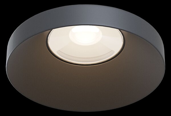 Faretto da incasso Downlight in Alluminio Kappell Nero