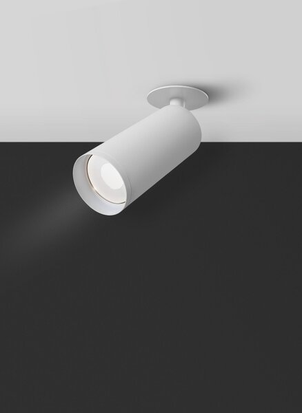 Plafoniera Ceiling & Wall in Alluminio Focus Bianco