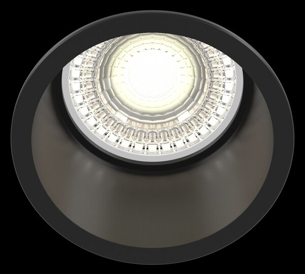 Faretto da incasso Downlight in Alluminio Reif Nero