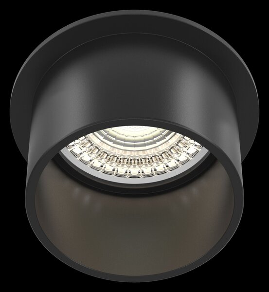 Faretto da incasso Downlight in Alluminio Reif Nero