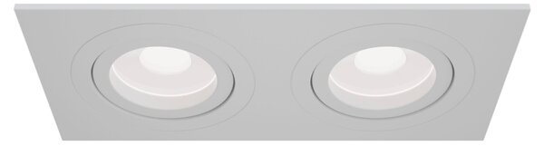 Faretto da incasso Downlight in Alluminio Atom Bianco