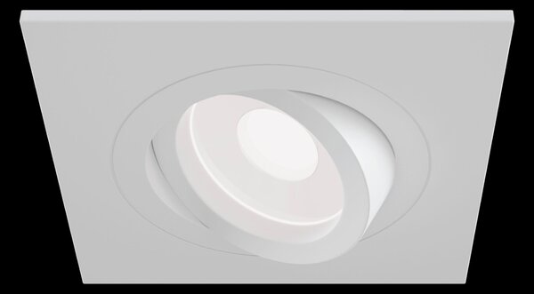 Faretto da incasso Downlight in Alluminio Atom Bianco
