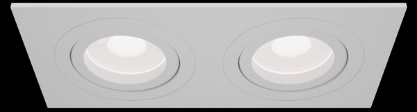 Faretto da incasso Downlight in Alluminio Atom Bianco