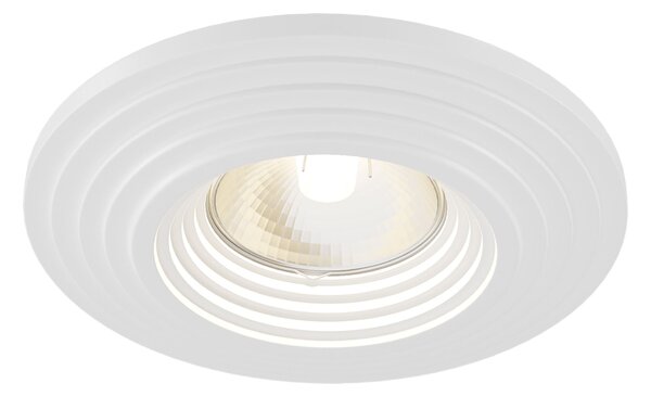 Faretto da incasso Downlight in Gesso Gyps Modern Bianco