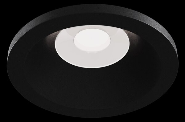 Faretto da incasso Downlight in Alluminio Zoom Nero